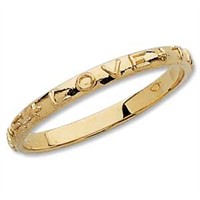 Purity Rings - 14k Gold "True Love" Ladies Chastity Ring 2.5mm wide